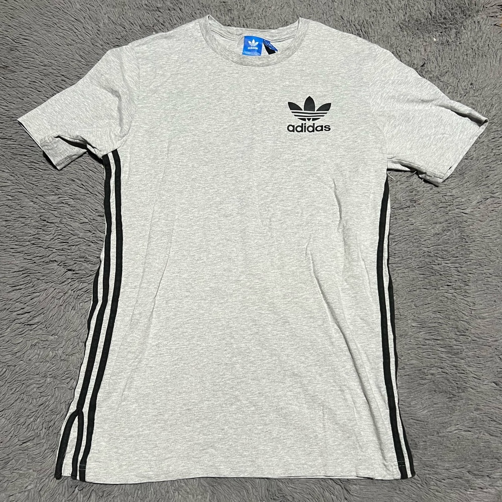 Adidas Grey Long T Shirt